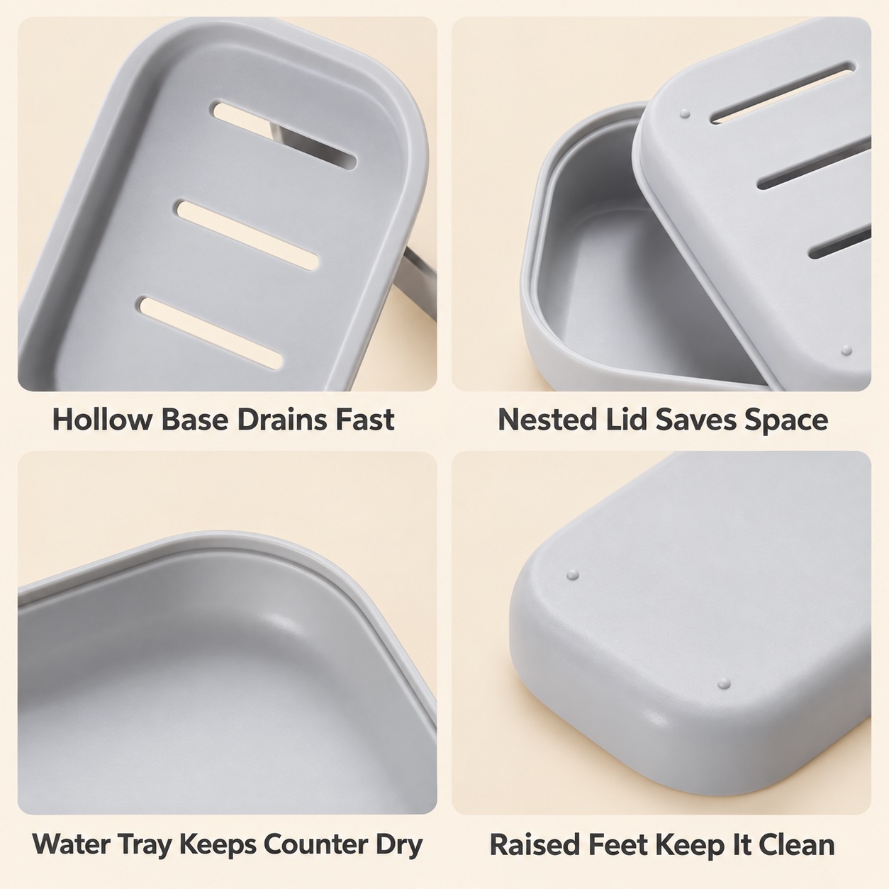 pp-double-layer-quick-drain-travel-soap-dish-showing-the-hollow-base-nested-lid-water-tray-and-raised-feet